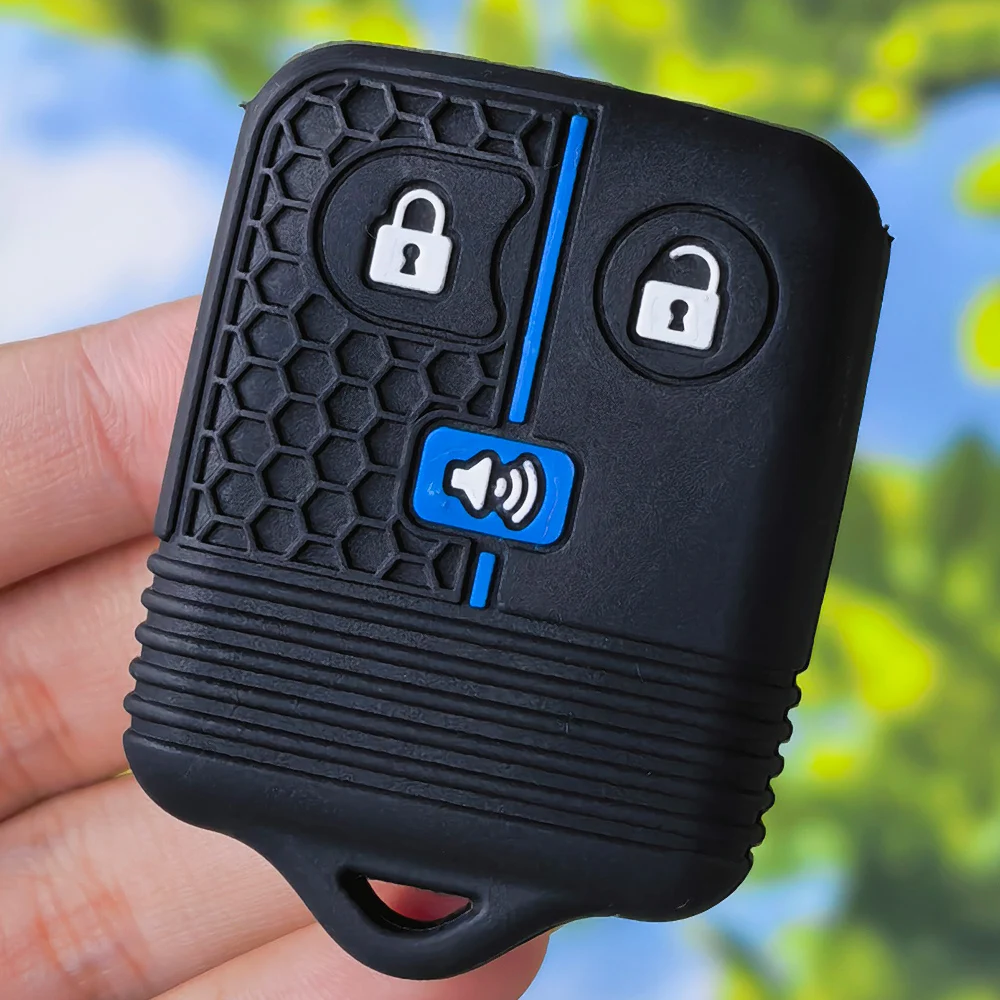 Soft‑Touch Silicone Key Fob Case Shock‑Buffering Protector For Ford Focus Complete Escape Mustang Explorer Lincoln Town Sport