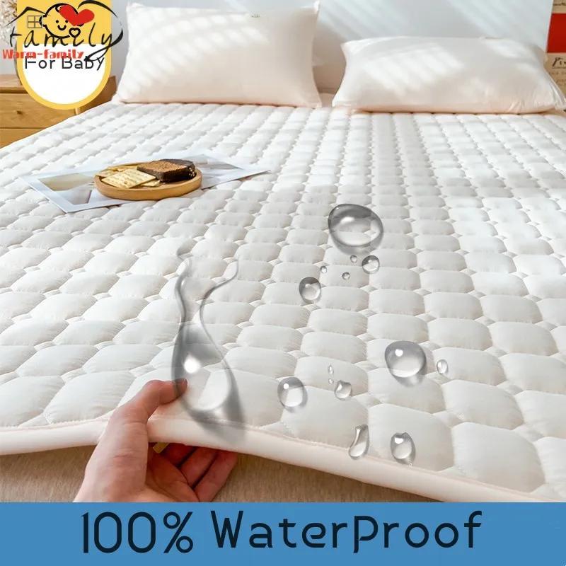 

100% Waterproof Urinary Mattress Soft Tatami Student Dormitory Foldable Mat Queen King Size Bed Covers Home Textile Room Decor