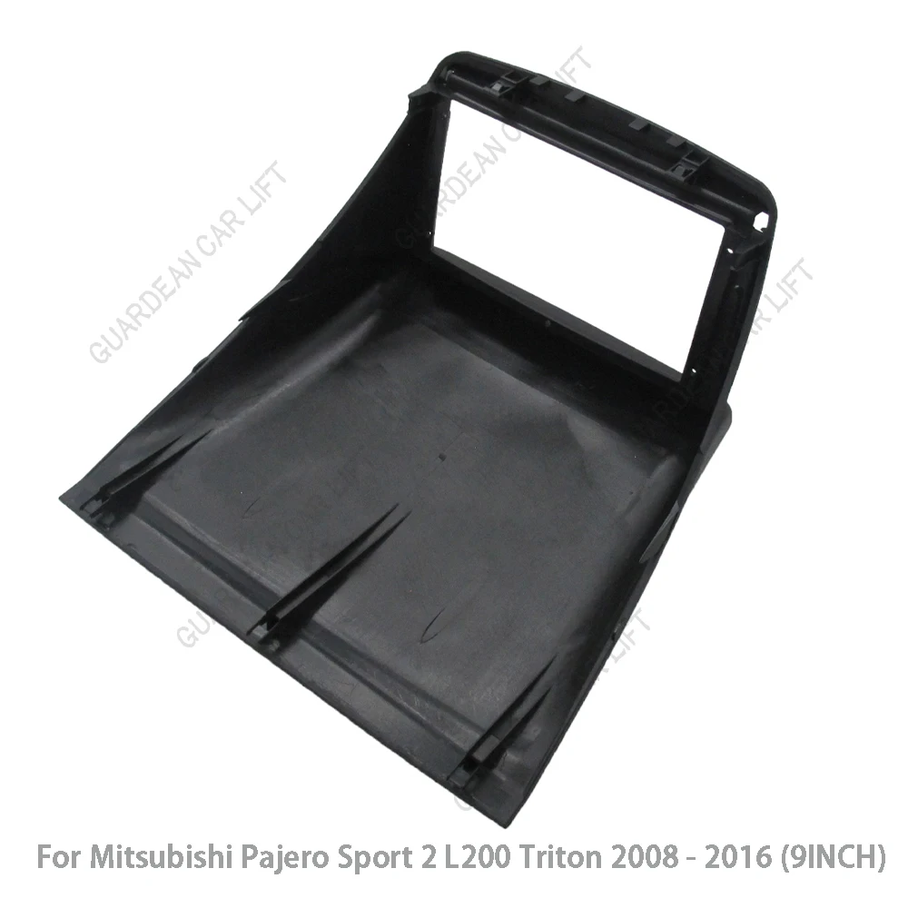 Panel de Radio Fascia de 9 pulgadas para coche, Kit de marco de DVD, adaptador de instalación de consola para Mitsubishi Pajero Sport 2 L200 Triton