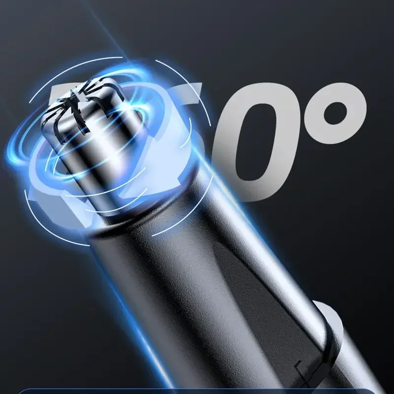 Hot-selling Electric Nose Hair Trimmer Mens Nose And Ear Remover Automatic Washable Hair Clipper USB Rechargeable Shaving view 3