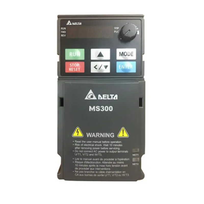 

MS300 Series VFD11AMS21ANSAA VFD Standard Compact Drive 2.2KW 3HP 1 phase AC 200V-240VAC 3 phase output 0-599HZ replace VFD-M