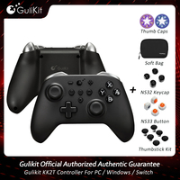 GuliKit KK2T Controller Gamepad with TMR Joysticks & Hall Effect Triggers for PC Switch MacOS Windows iOS Android Steam Deck