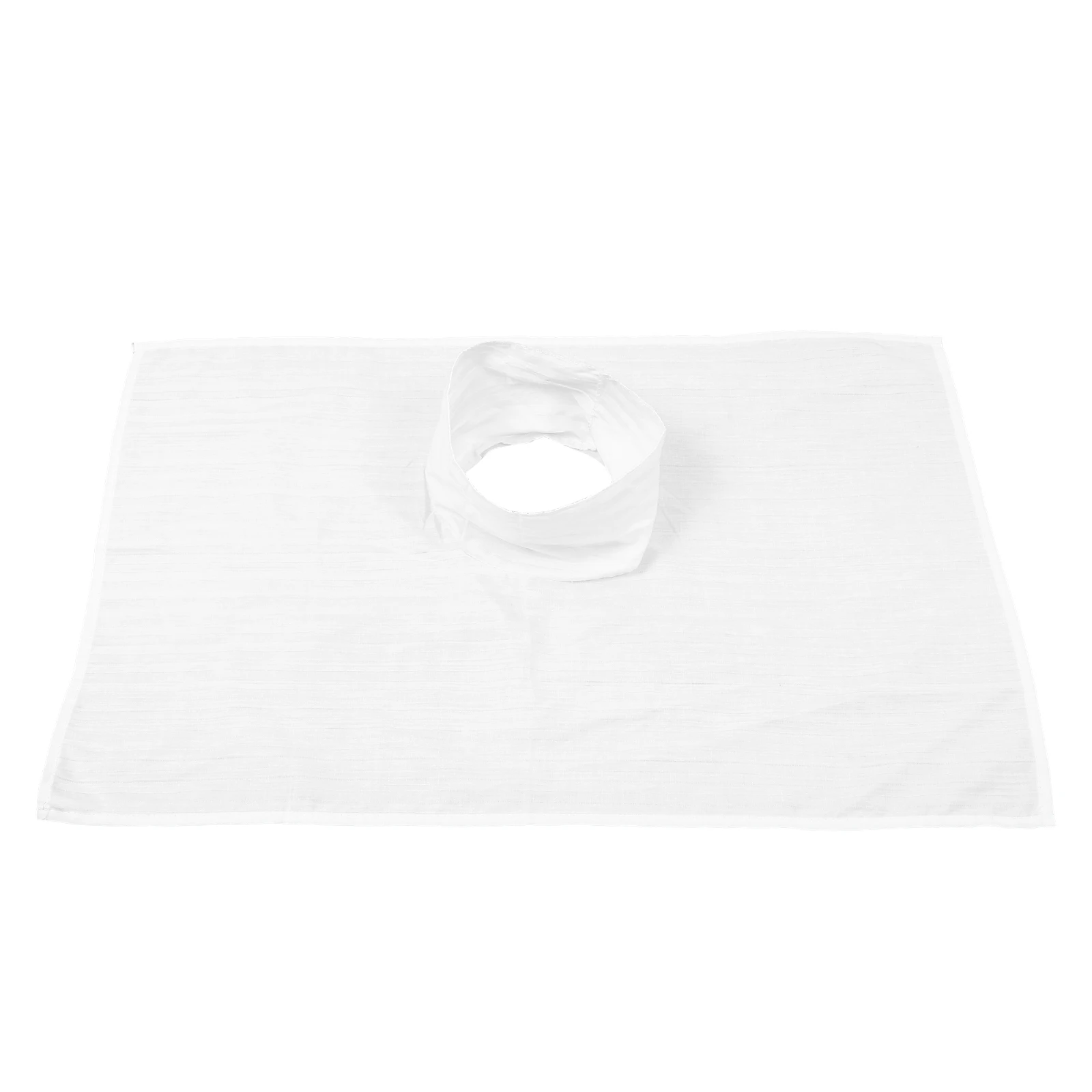 

Massage Table Sheets Disposable Practical Spa Bed Cover Hole Design Breathing Easy Satin Cloth Safe Use Small Size