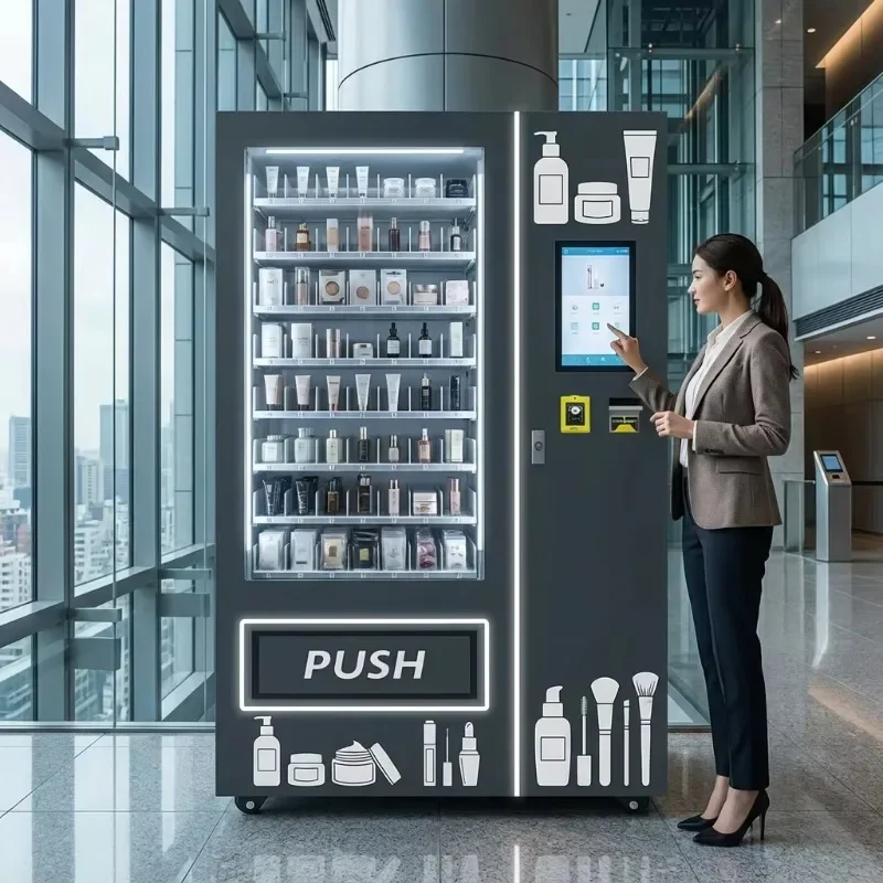 FL Multi‑pay Beauty Vending Machine Touch Screen False Eyelash Nail Cosmetics Self‑service Vending Machine For Mall