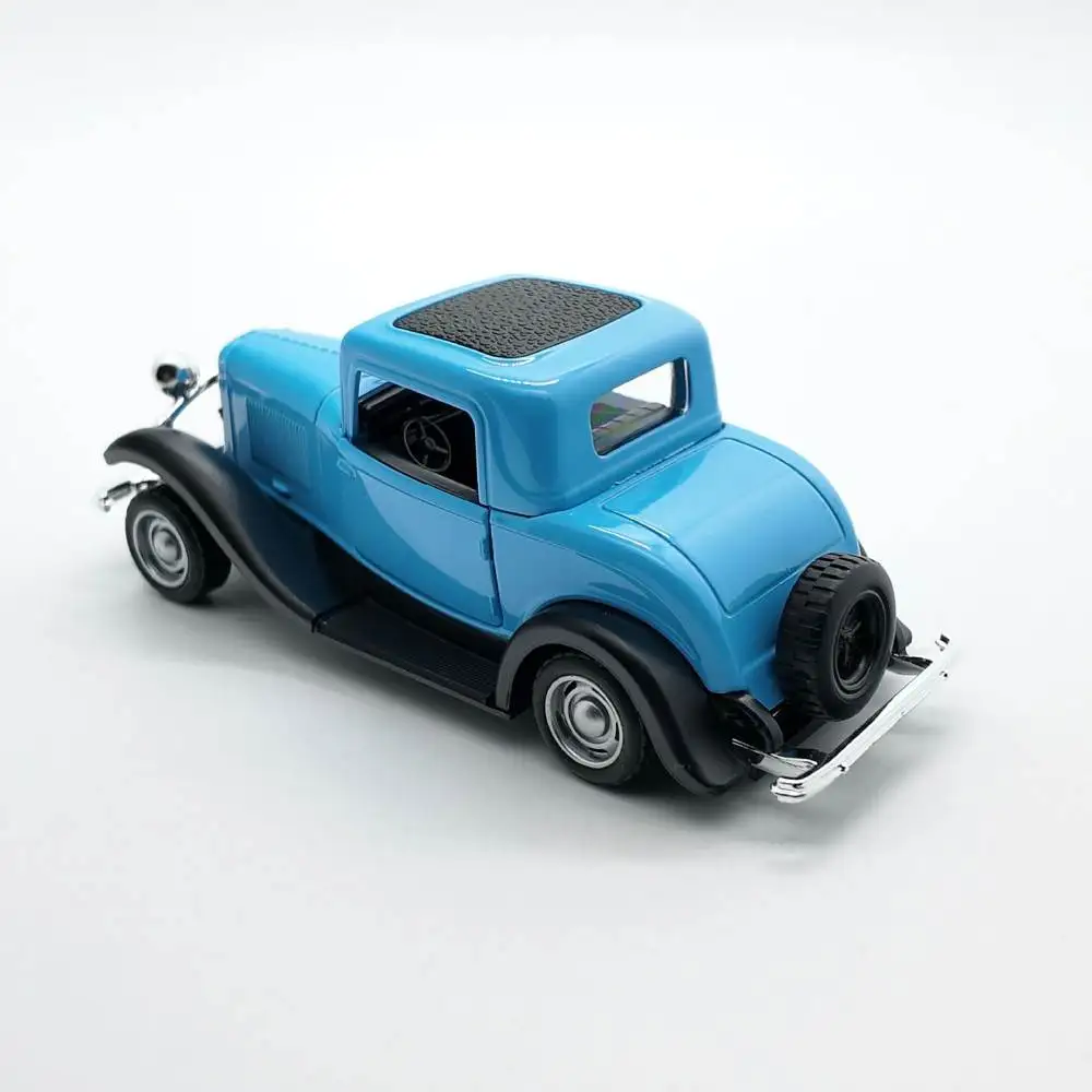 1:32 Vintage clássico carro modelo infantil de brinquedo simulação Metal carro esportivo modelo Pull-back liga veículo crianças coleção presentes carro clássico dos anos 50