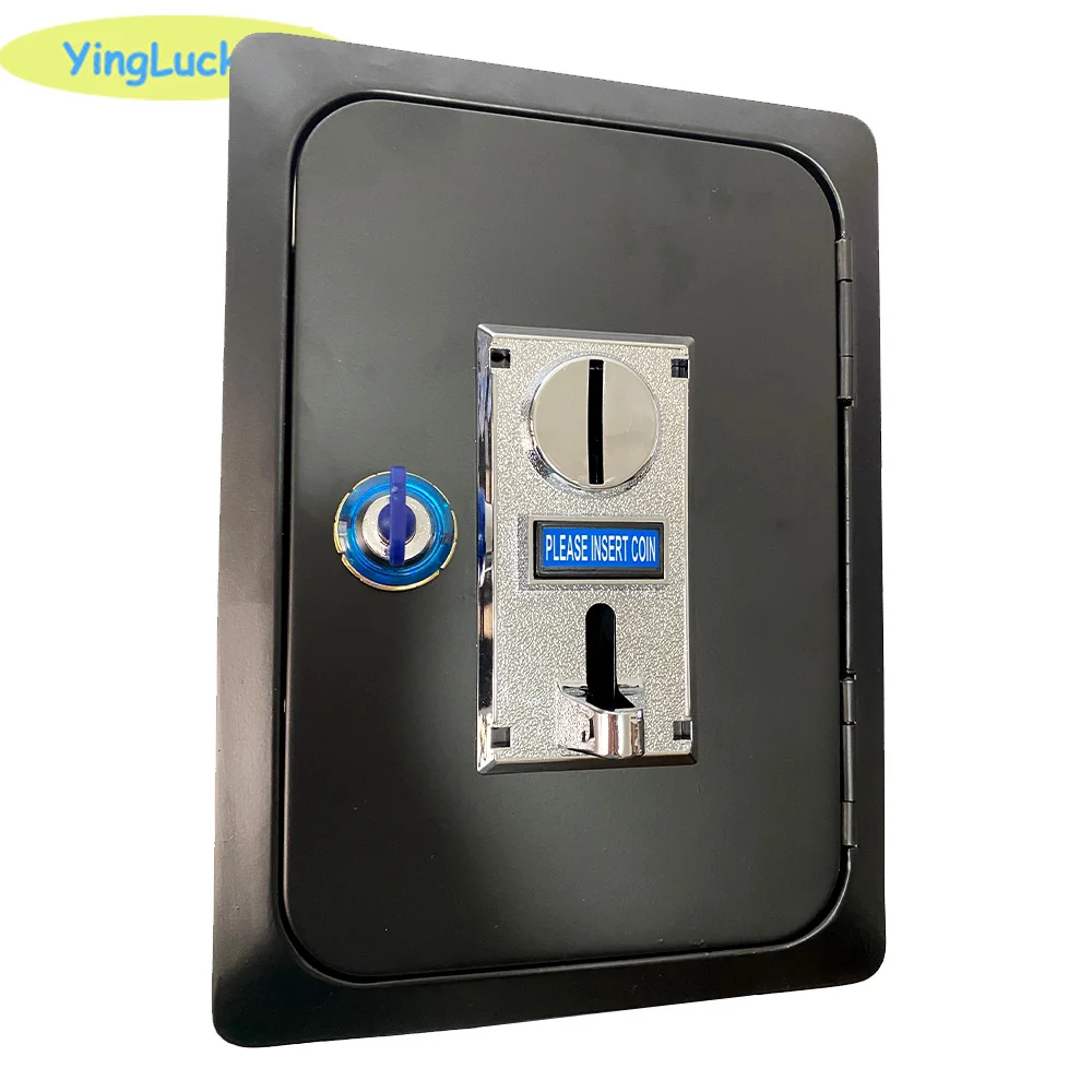 Arcade Coin Door with 6 Coin Selectors for Vending Machine