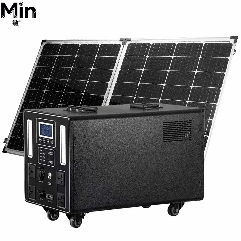 3500W Portable Station 3Kva 5000W  Powered Generator Compatible with Panels for Outdoor