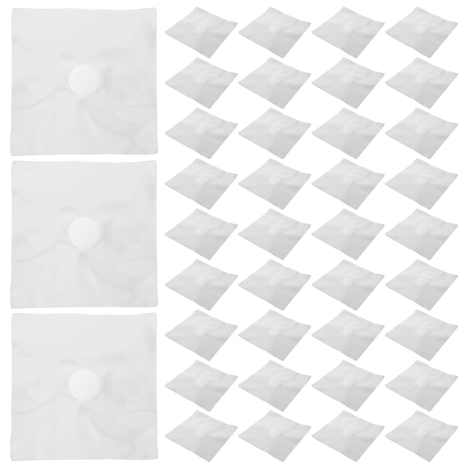 50Pcs Laboratory Sealing Film High Temp Resistant Autoclavable Sterile Filter Patch Tissue Culture Flasks Mushroom Cultivation