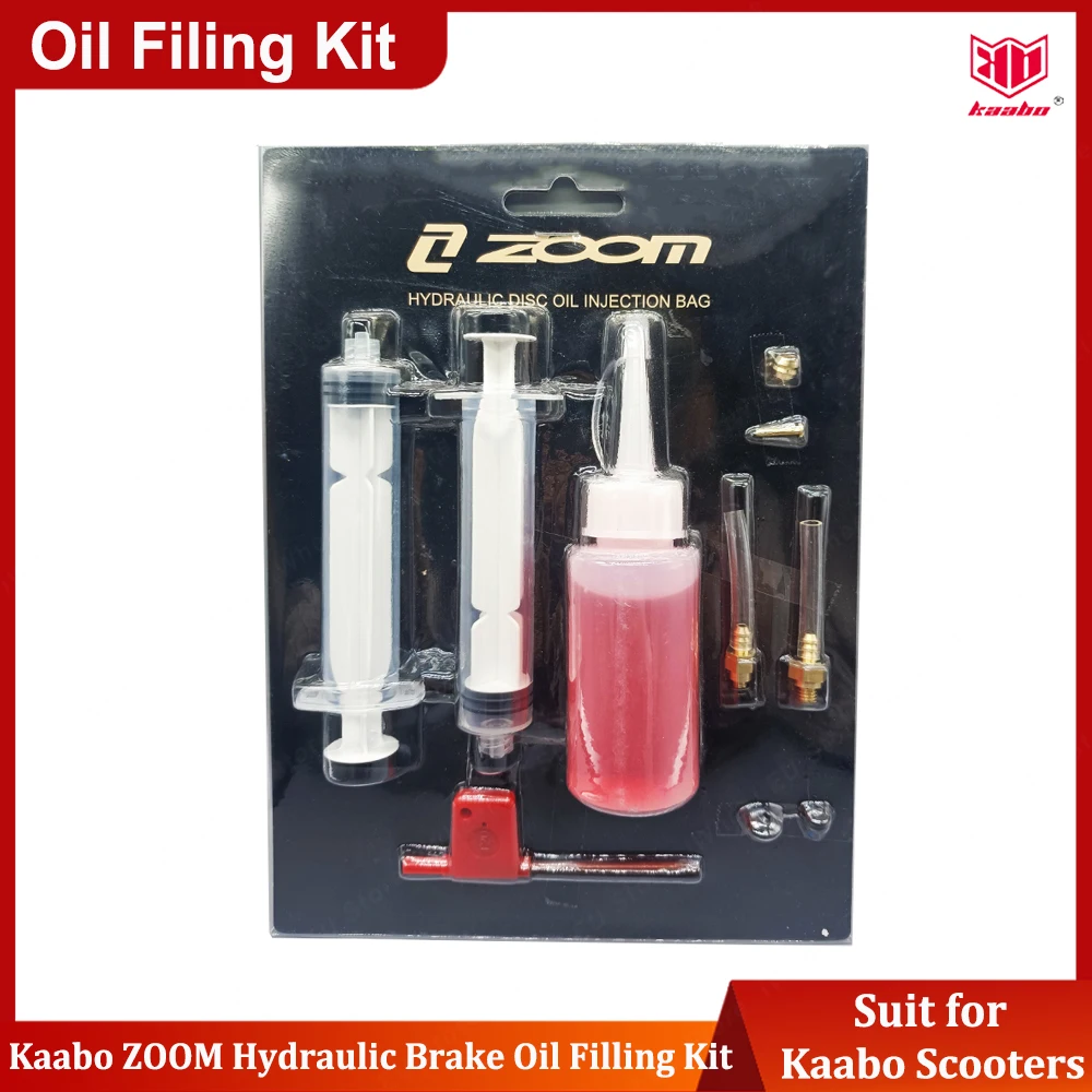 ZOOM Hydraulic Brake Oil Filling Kit Suit for Only ZOOM Hydraulic Brake Suit for Kaabo/Zero Electric Scooter