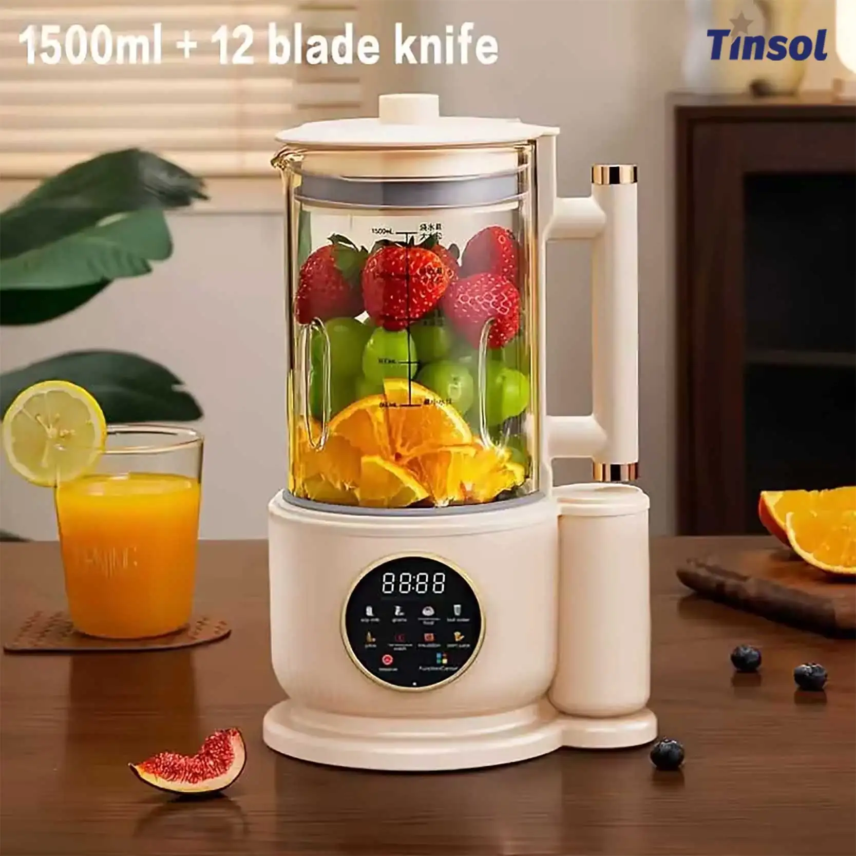 

Smart Blender Soya Bean Milk Maker Electric Juicer Soymilk Maker Wall Breaker Rice Paste Maker Kitchen Breakfast Maker