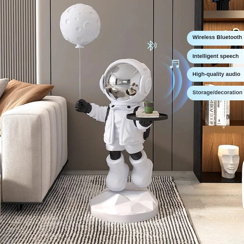 Creative Astronaut Floor-standing Large Storage Ornaments, Smart Furniture, Bluetooth Speakers, Living Room Decoration