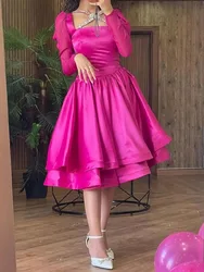 Scoggins Dress Elegant Vintage Sweet Pink Crystal Beading Ruffle V-Neck Customize Formal Occasion Prom Dress Evening Party Gowns