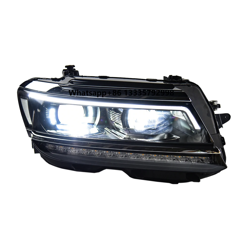 

2017-2021 for Tiguan L MK2 Car LED Lights High Configuration Bifocal Lens Dynamic Lamp Assembly New Condition 6000k Color