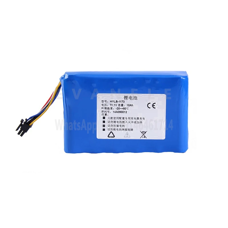 HYLB-1173 Cpacity10000mAh. 11.1V li-ion battery, suitable for Et AV6471, AV6471A, AV6471AG,AV6496A fusion splicer