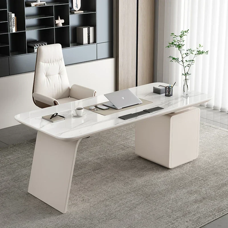 White Desk Table Room Office Supplies Desk Accessories Computer Tables Length of Values Reception Desks Bureau Gaming Mesa Gamer