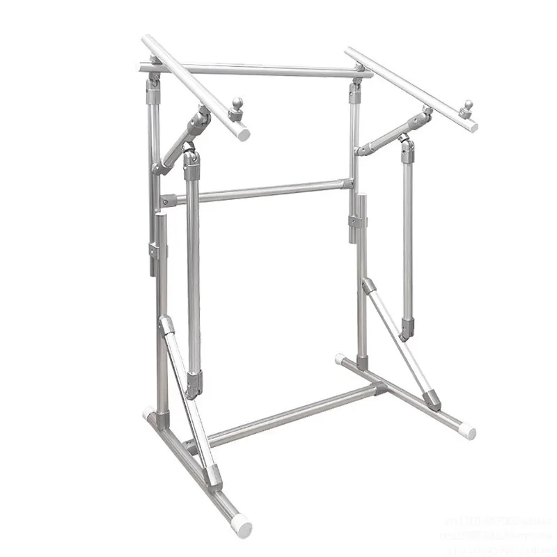 Floor bracket Aluminum alloy reinforced adjustable household embroidery Embroidery cloth stretch vertical fixing frame