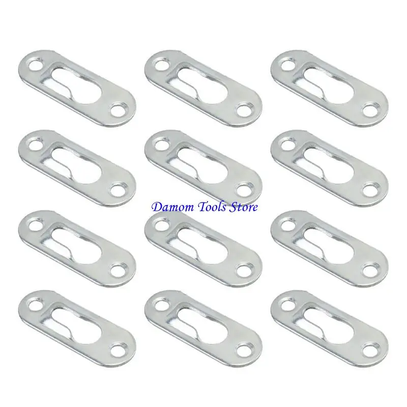 57BE Concealed Mount Bracket Convenient Installation Heavy Duty Buckles for Mirrors