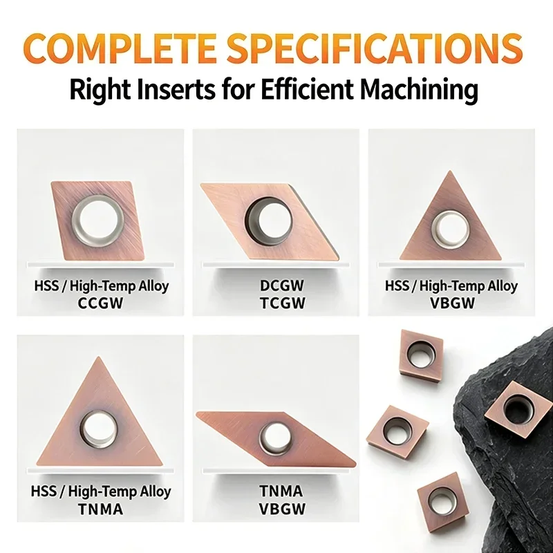 CCGW TCGW High Hardness CNC Turning Insert Special Insert For Stainless Steel And High Hardness Steel Can Replace CBN Insert