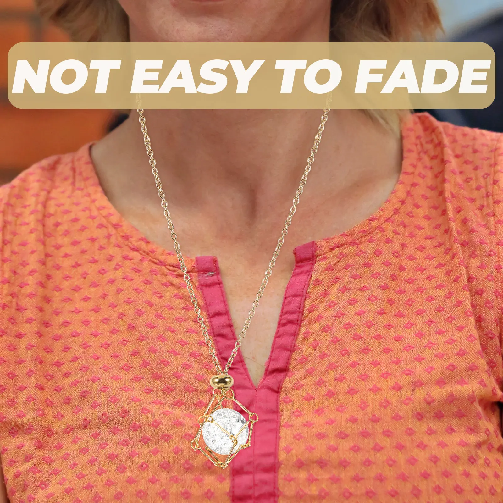 Metal Crystal Holder Necklace - Jewelry Making Gemstones review and price