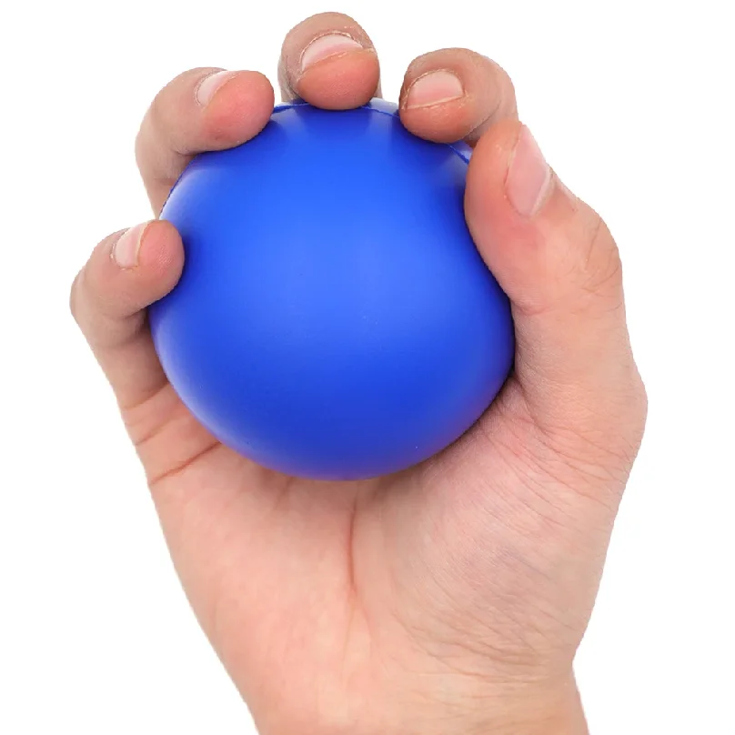 Stress Relief Grip Ball, 2 Size Firm Foam Massage Balls for Hand Therapy & Rehabilitation (7cm) - Adult Hand Exerciser