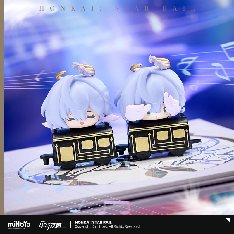 New Genuine Mihoyo V3 Honkai Star Rail Stackable Figures Trendy Blind Box Toy Figurine Desktop Decoration Gift Ornament