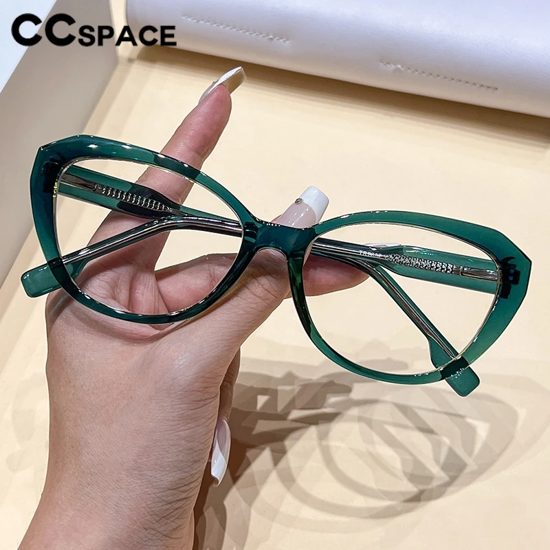 Women Fashion Cat Eye Reading Glasses Popular Spring Hinge Optical Anti Blue Eyeglass Custom Prescription Spectacles #304256