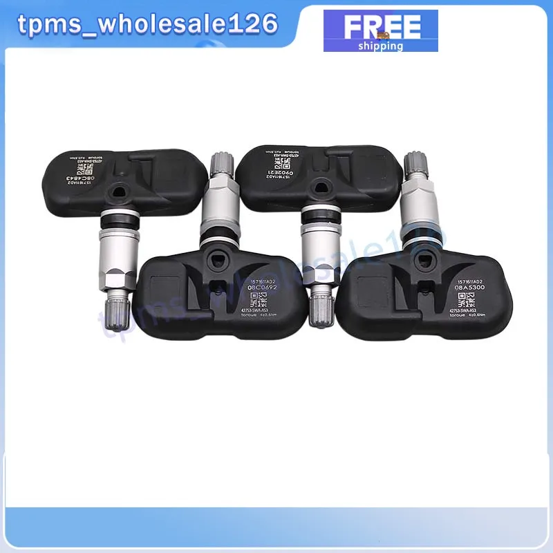 42753-SWA-A53 4PCS Car Tire Pressure Monitor For 2008 2009 2010 2011 2012 Honda Accord CRV TPMS 315MHZ PMV-107M 42753-SWA-306