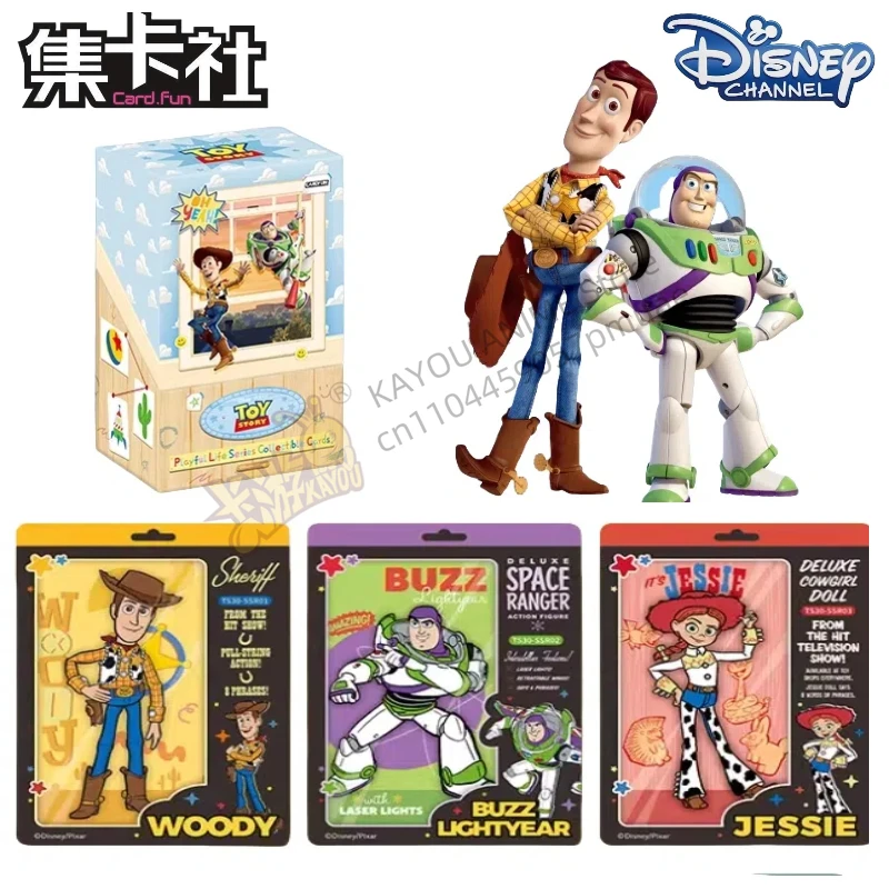 Card.fun Genuine Disney Toy Story 30th Anniversary Fun Life Series Woody Anime Peripheral Collection Original Box Card Gift
