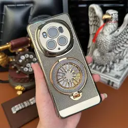 For Huawei Honor Magic 6 Pro Case Hard PC With Ring Heat dissipation Protective Back Cover Case For Magic 5 6Pro Phone Shell