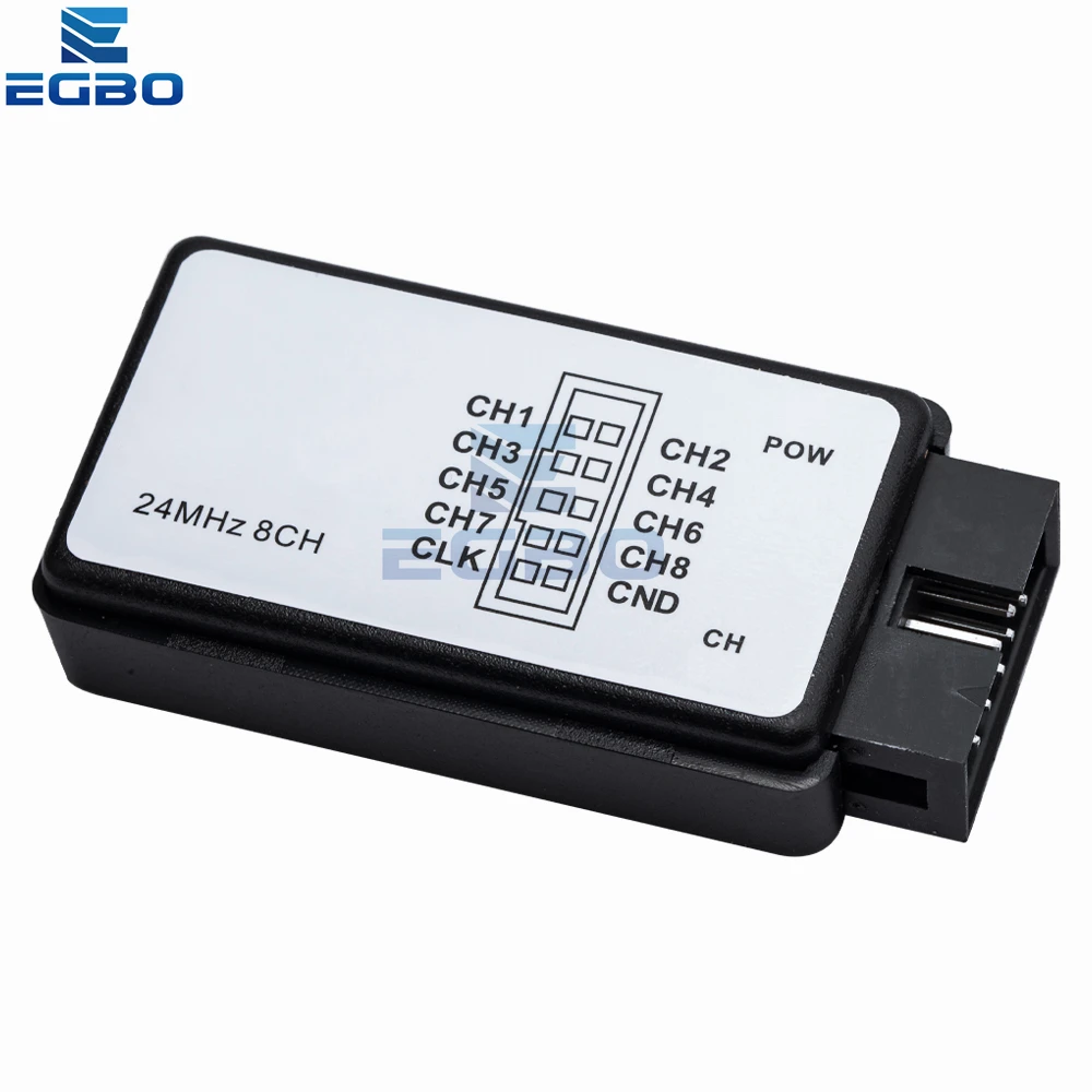 EGBO USB 24 ميجاهرتز 8 قناة 24 متر/ثانية مصححة ل ARM FPGA 24 متر 8CH