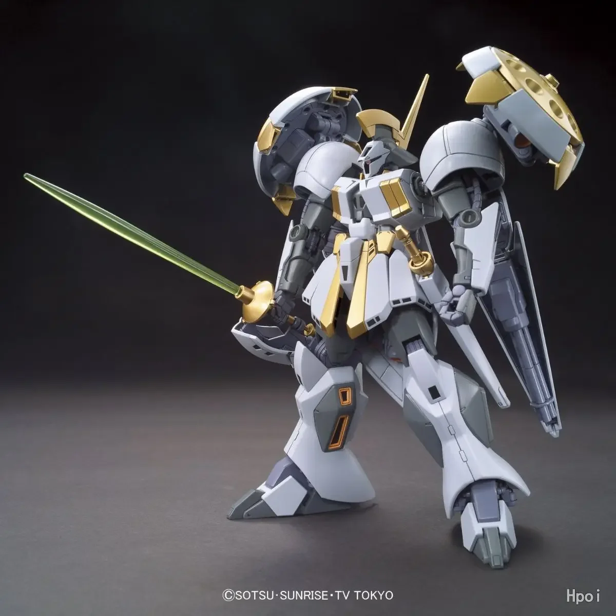 Dalam stok Bandai HG 1/144 GUNDAM BUILD Fighter coba AMX-104GG r-gyagya asli Anime Figure Model koleksi figur aksi anak laki-laki