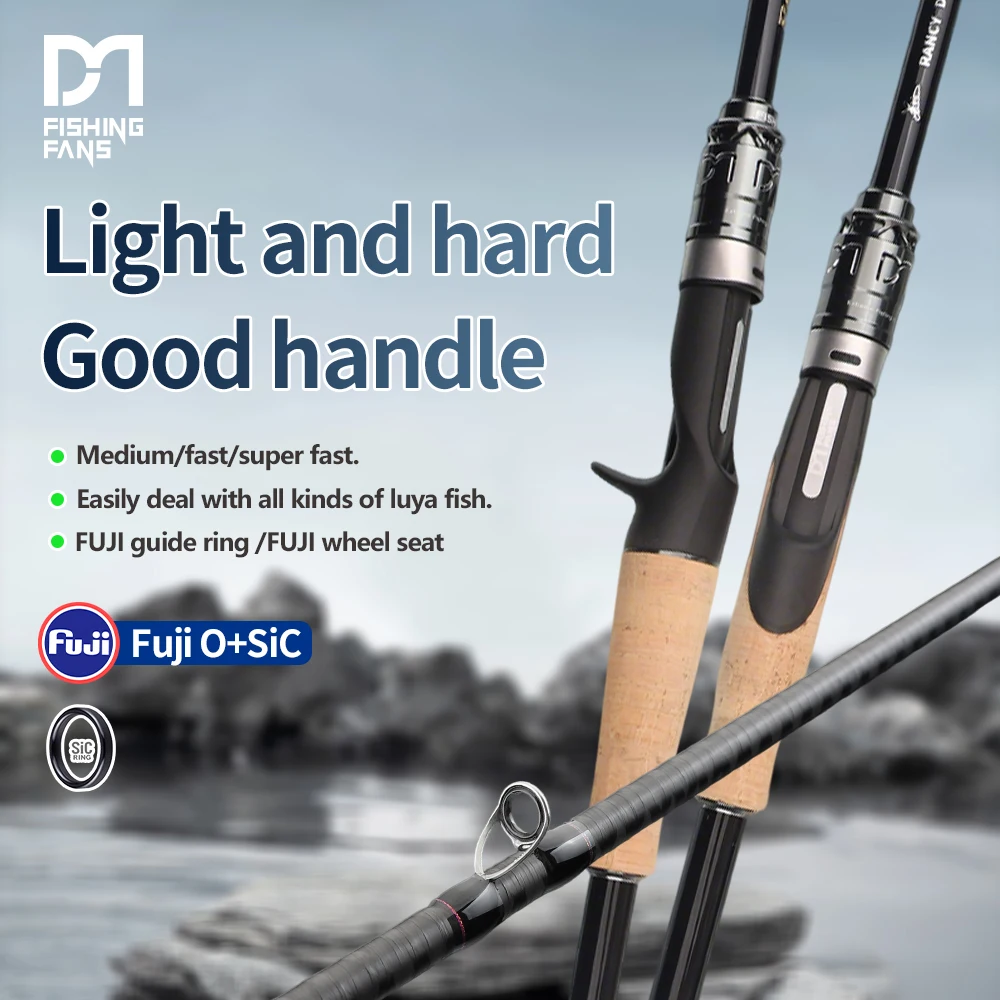 

Удочка для кастинга FISHINGFANS RANCY MAX ML M MH H XH POWER с кольцами FUJI O, катушкодержателем FUJI, рукояткой из пробки AA, 12-25 г, 7-15 г