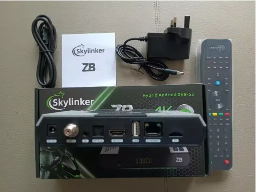 [أصلي] أحدث صندوق تلفزيون هجين Skylinker Z8 Plus Android OTT+DVB-S2-T2&ETV Pro 5G BT جهاز تحكم عن بعد FTA جهاز استقبال الأقمار الصناعية الأرضية