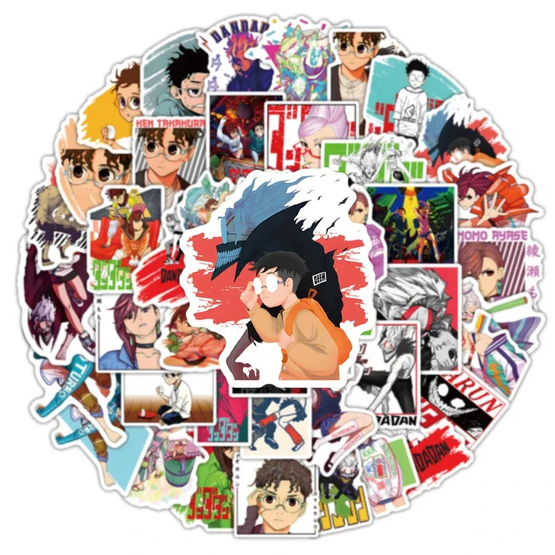 50/30/10PCS Popular Anime Peripheral Graffiti Stickers Cartoon Comics Decoration tablet water cup skateboard Stationery Stickers