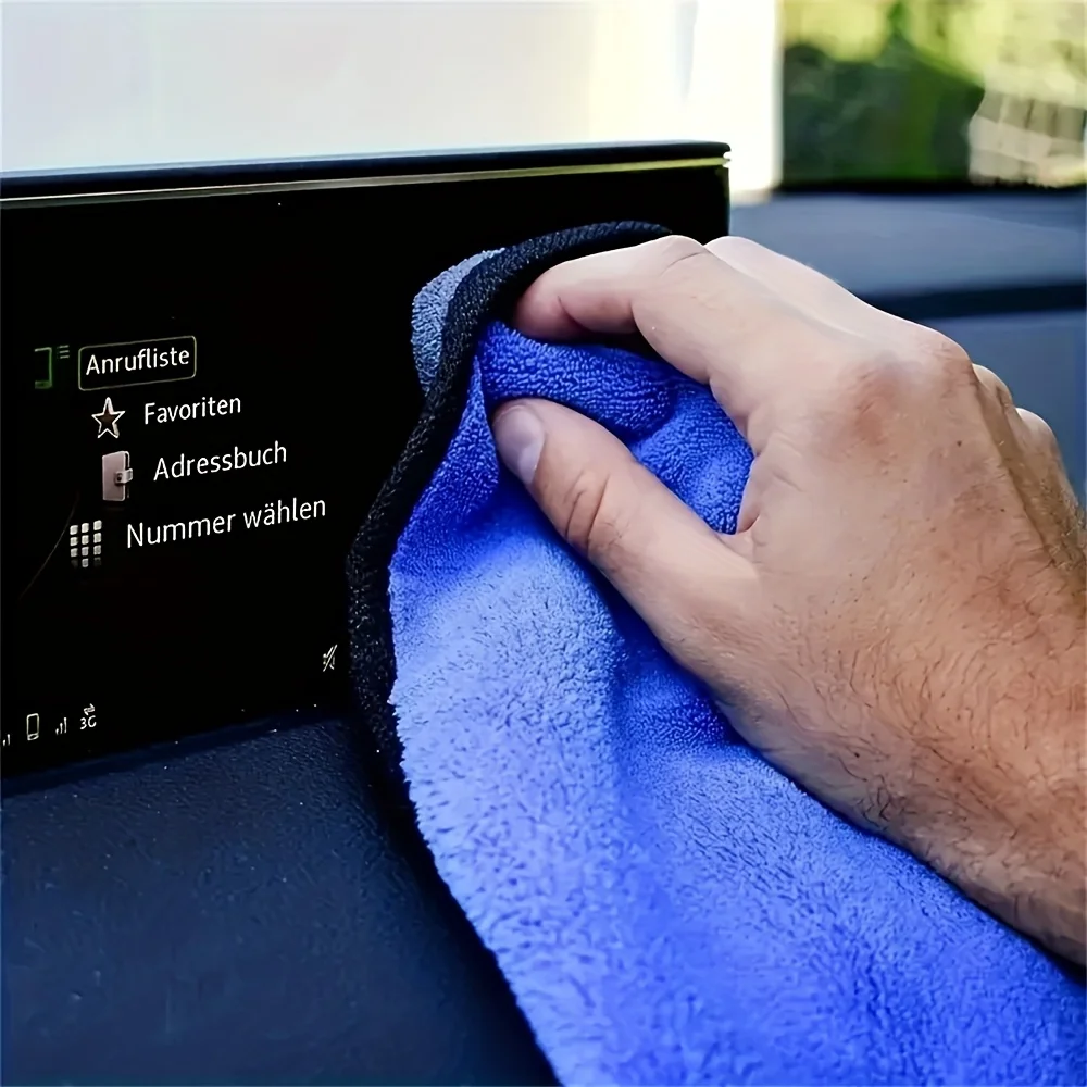 1–10 Stück Mikrofaser-Auto-Reinigungstücher, ultra-saugfähiges Auto-Trockentuch, Auto-Detailing-Waschtuch, Vatertagsgeschenk für Papa – Detail 8