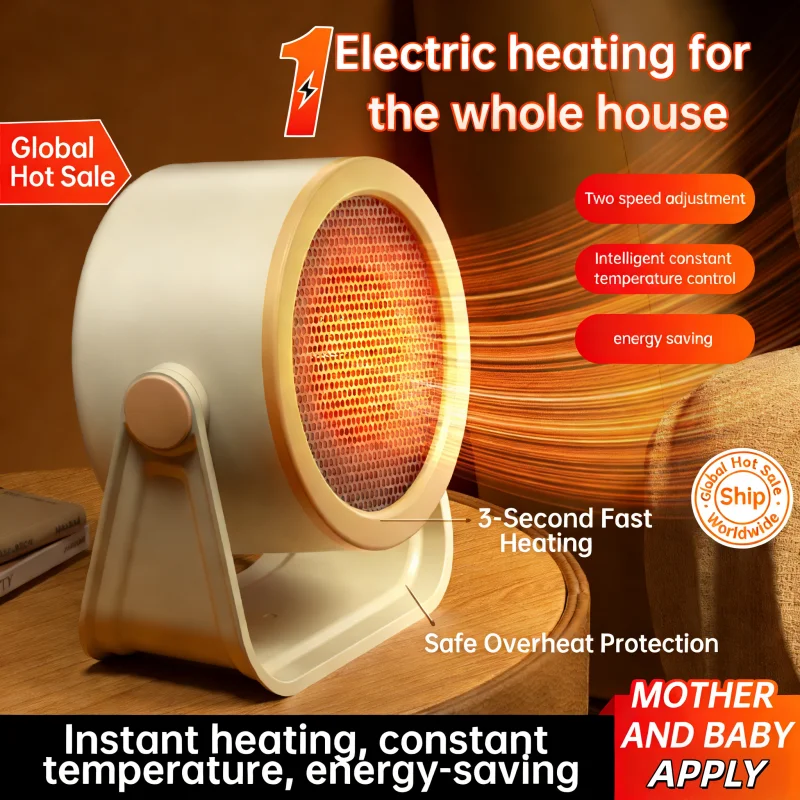 

Портативный настольный электрический обогреватель, компактный тепловентилятор, мини-радиатор для офиса и дома, низкое энергопотребление, бытовая техника