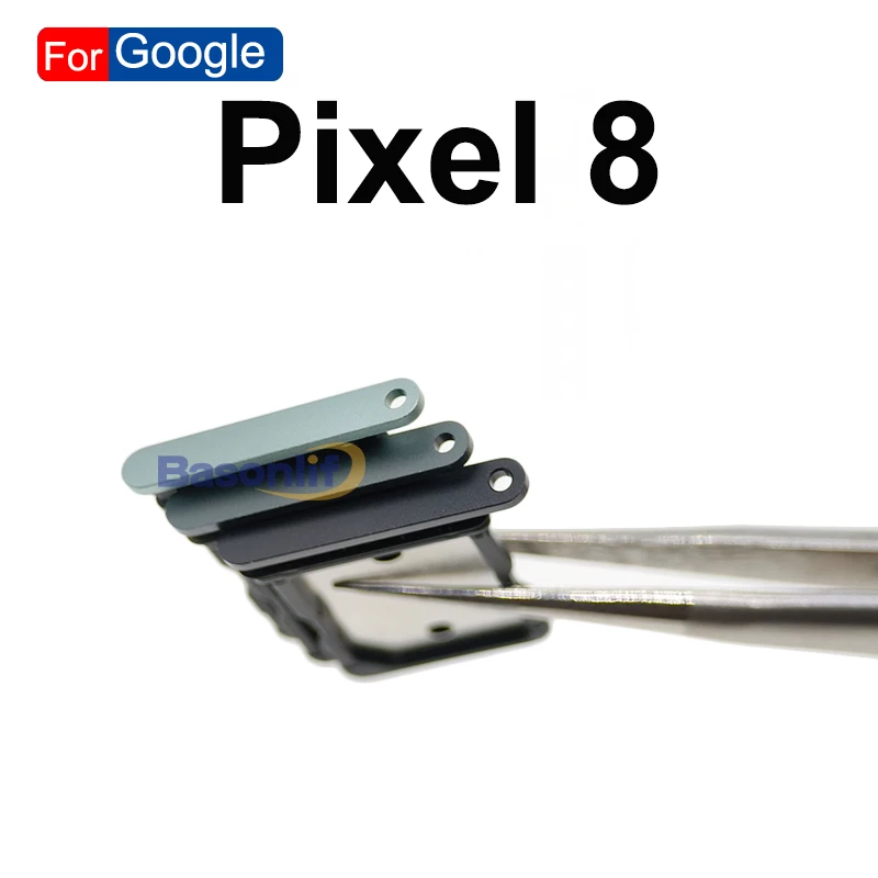 Basonlif SIM Tray Holder For Google Pixel 8 Pro 8Pro 8A Sim Card Replacement Parts