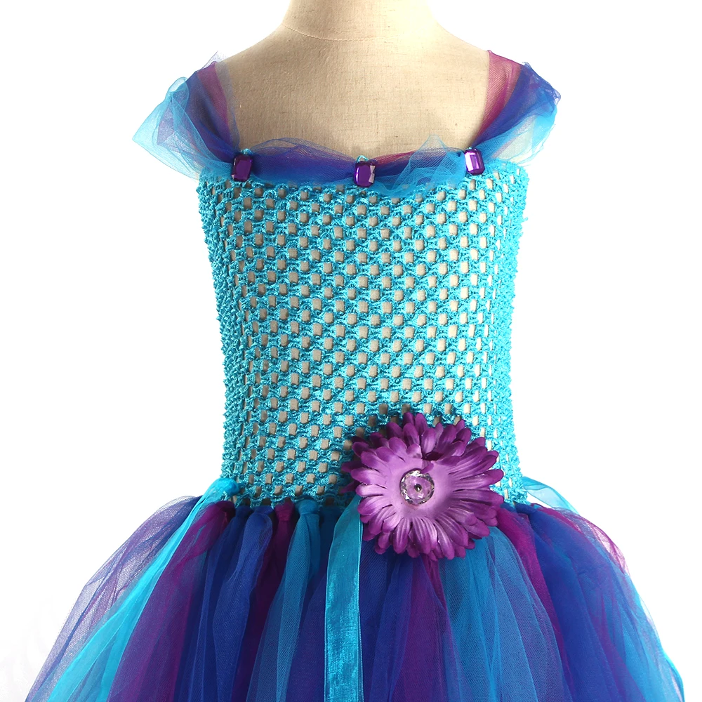 New Fairy Princess Tutu Dress with Wings and Wand Birthday Party Pageant Ball Gown Purim Carnival Vestidor view 6