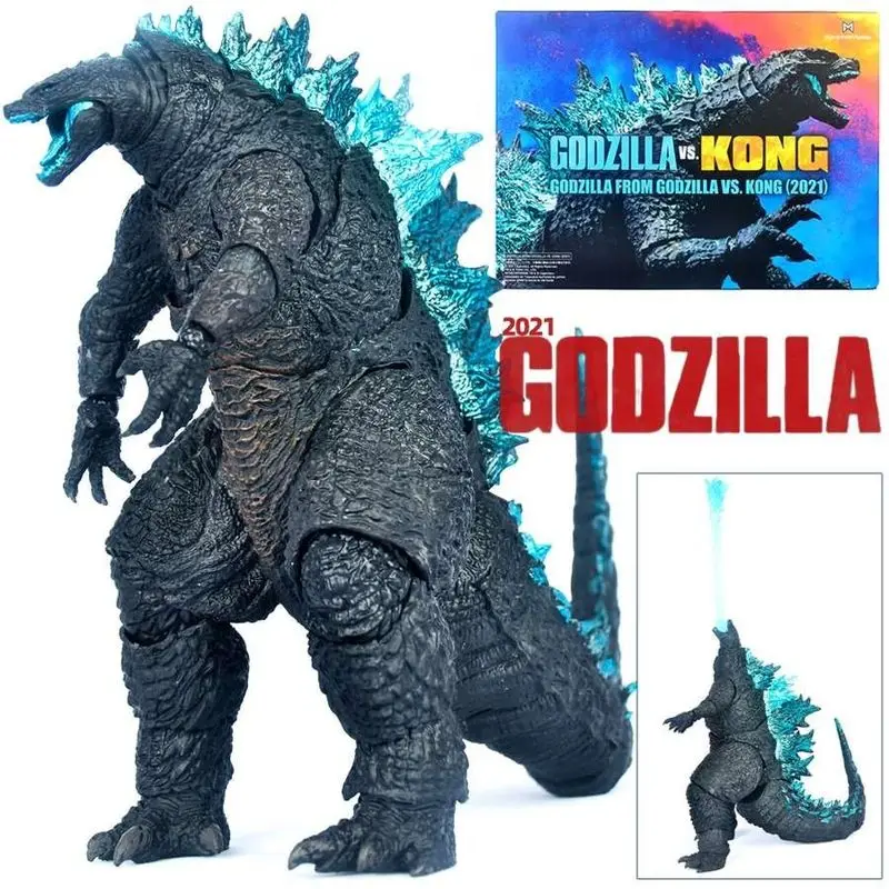 Godzilla Figure 2021 Movie SHM Edition Monster Godzilla Articulated Figurine Anime Action Figuras 16cm Model Toys Ornament Gift