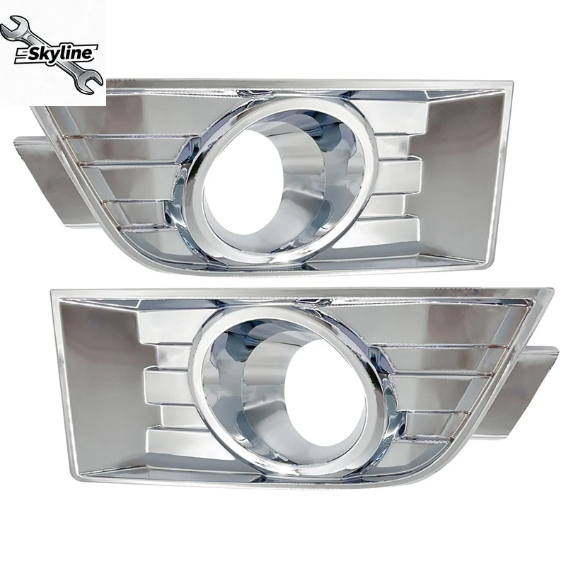Front Bumper Fog Light Cover Bezel Trim Chrome 7T4Z17E810B 7T4Z17E811B For 2007-2010 Accessories