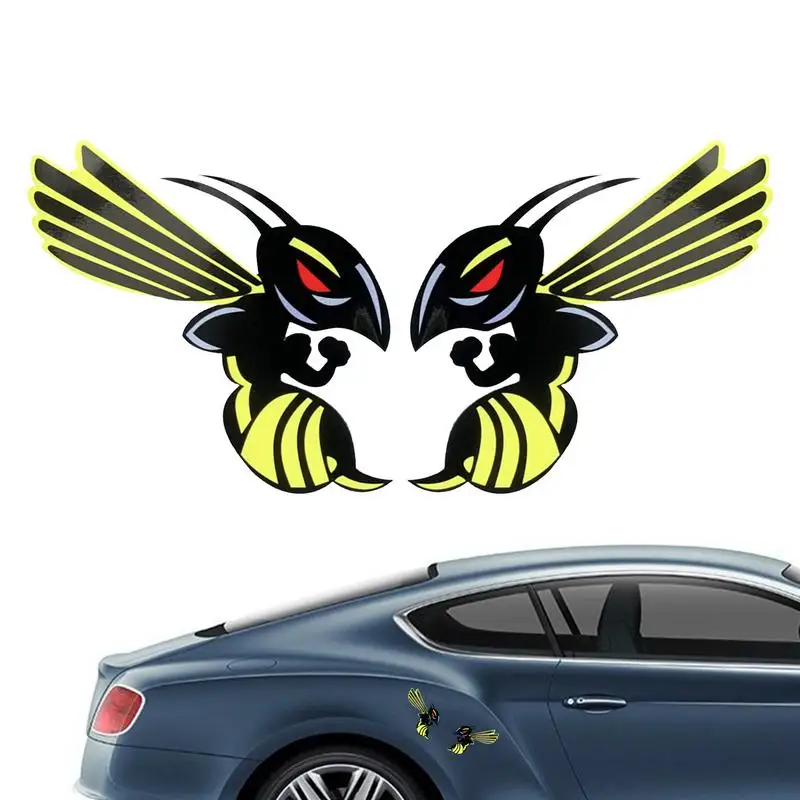 

Car Headlight Stickers Funny Honey Bee Car Windshield Decals Car Accessories For Bumper Car Headlights Car Window Icebox