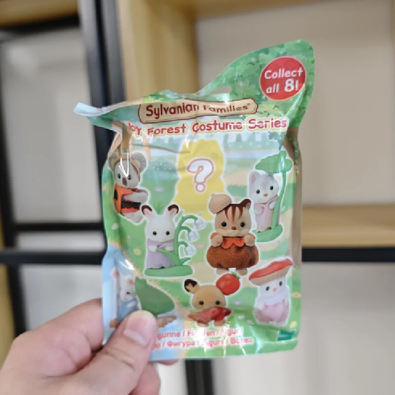 Sylvanian Families Blind Bag Urocze Mini Laleczki Calico Critters Figurki Anime dla Dzieci Zabawki do Udawania Prezentów Świątecznych dla Dzieci