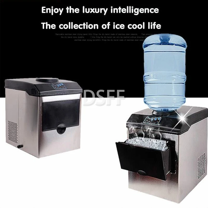 

High Quality Commercial Household Ice Maker Multifunctional Stainless Steel Ice Cube Forming Machine