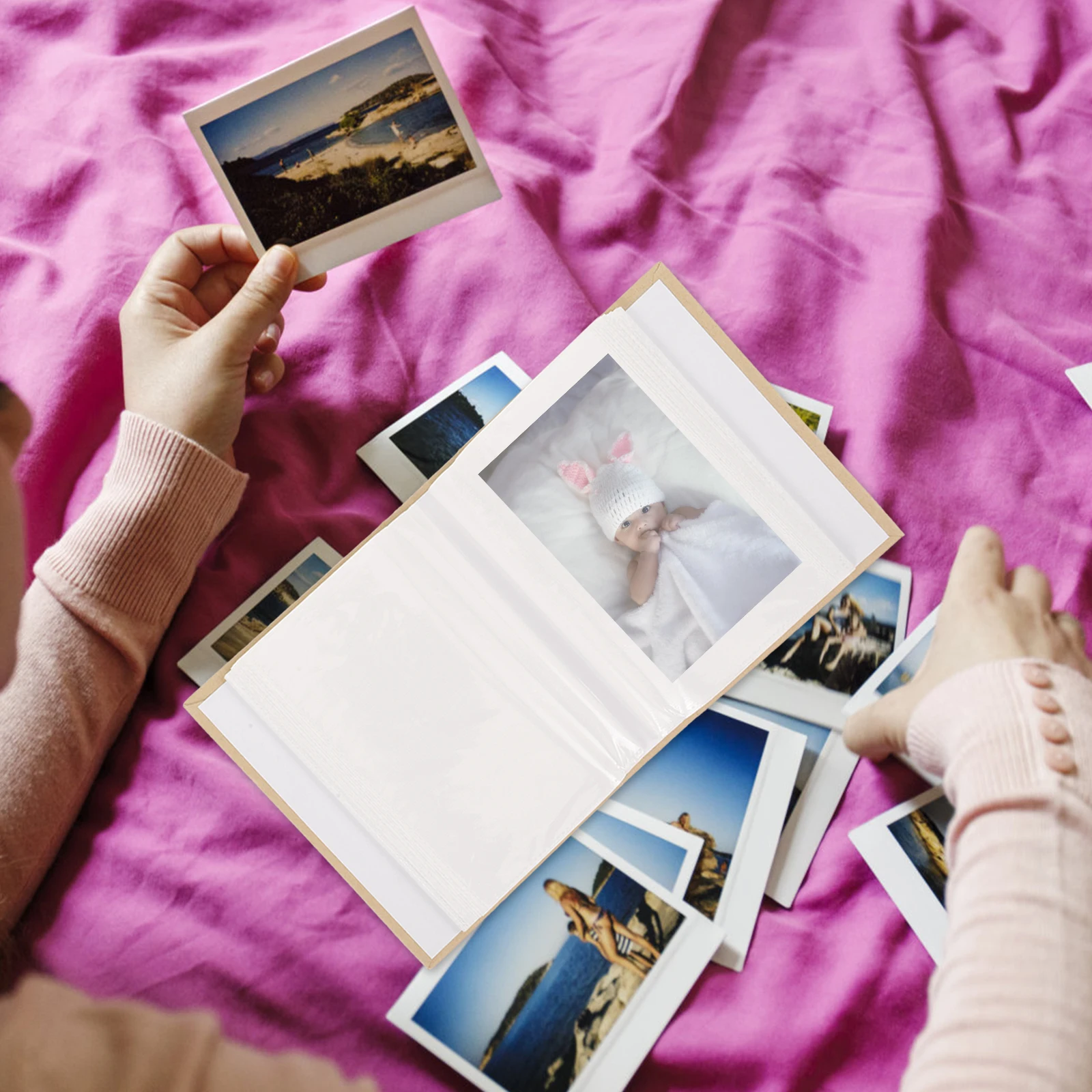 

Baby Recording Album 6Inch Memory Photo Baby Girl Photo Album Book For Toddler Boy Girl Keepsake Family Photos Storage