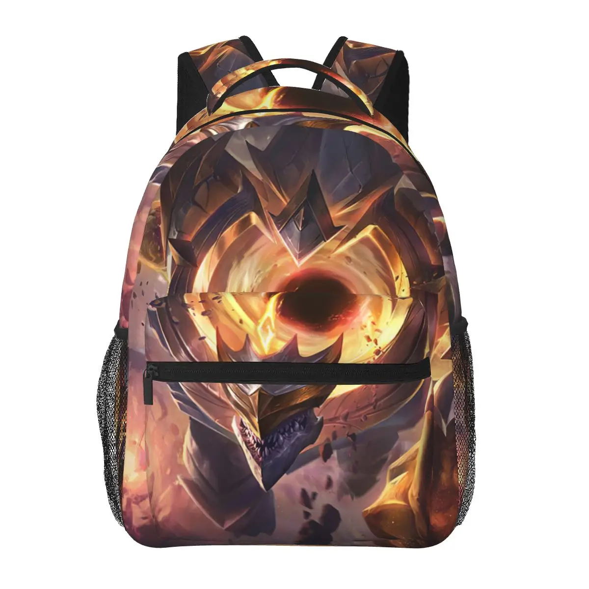 

League Of Legends Dark Star Malphite Backpack for Girls Boys Travel RucksackBackpacks for Teenage school bag