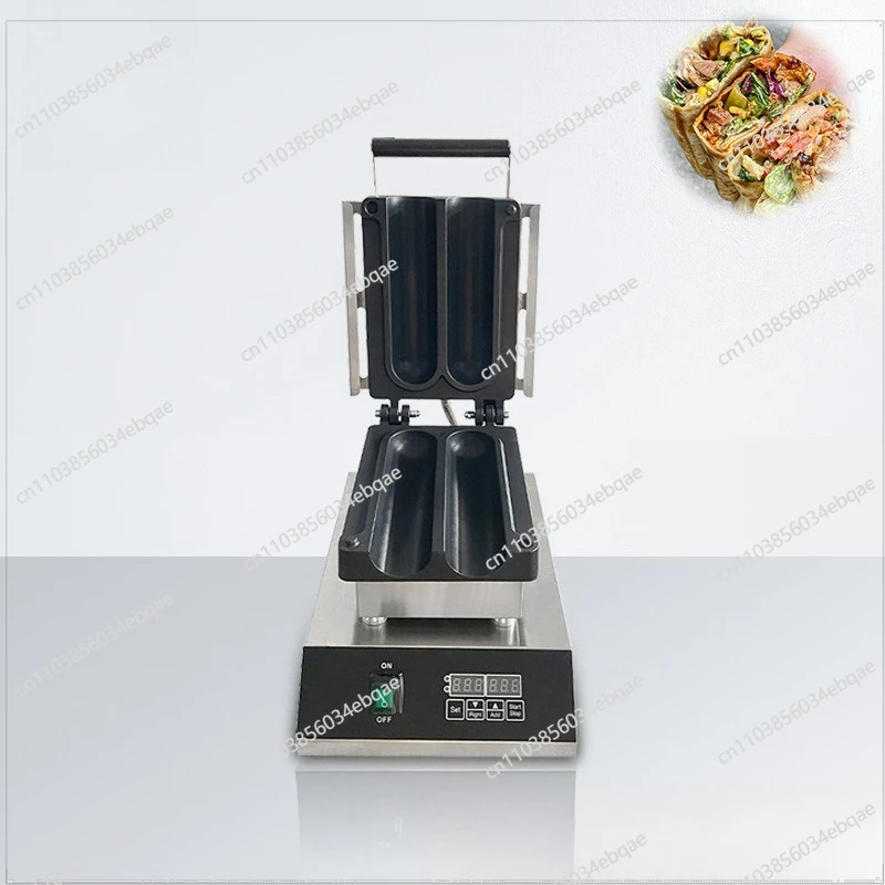 For 2 Grid Chicken Roll Machine Entrepreneurial Stall Internet Celebrity Snack Equipment Scone Machine Numerical Control