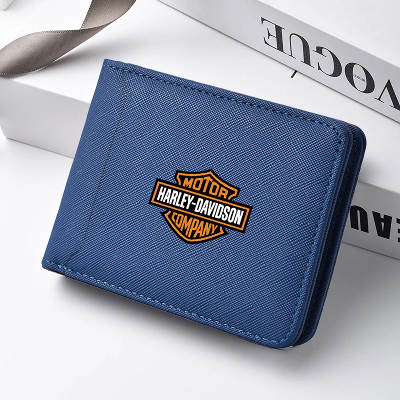 Leather Large Capacity Wallet Motorcycle logo Credit Card Bag For Harley Davidson Glide Ultra Classic 1250 S PA 1250S PA1250​