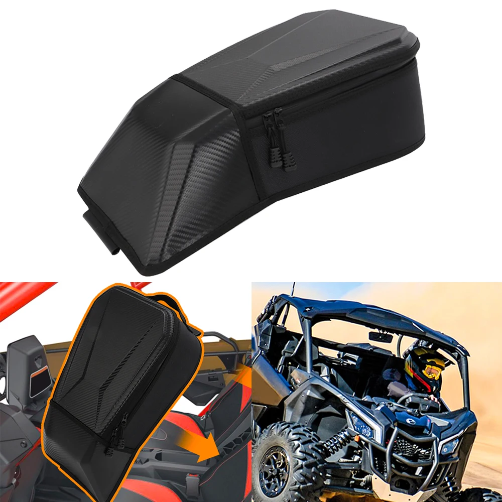 X3 Maverick Seat Center Shoulder Console Storage Cargo Bag For Can-Am Can Am Maverick X3 MAX XRS XDS 2017-2023 UTV Organizer