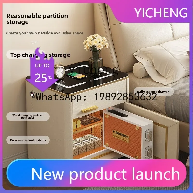 b15 Safe Box Bedside Cabinet Home Anti-Theft Fingerprint Password Smart Home Hidden Small