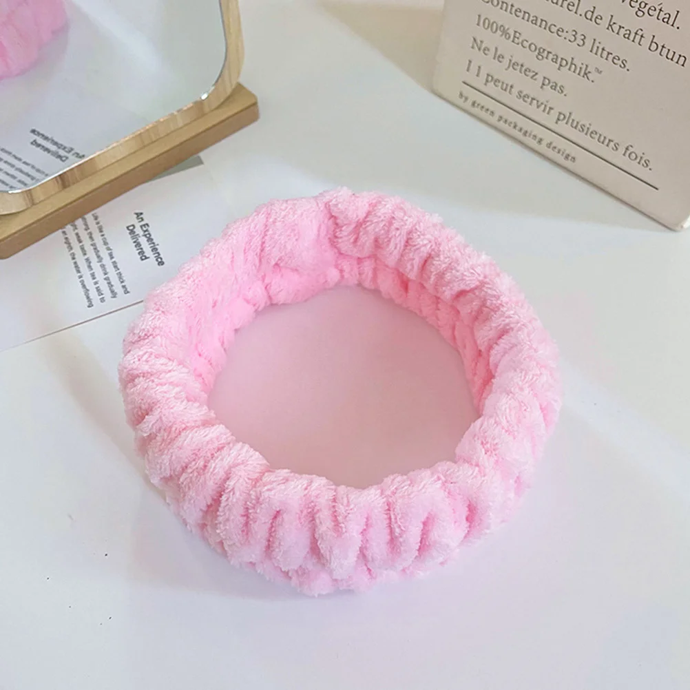 

1 set Wristband Headband Set Elastic Sweat-Absorbing Hairband for Sports Home Use Comfortable Flannel Wristbands Daily Headbands